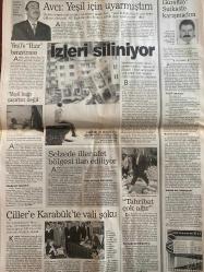 SABAH GAZETESİ DOĞUM GÜNÜ HEDİYESİ - 26 MAYIS 1998 -TAM TAKIM 34 SAYFADIR -Hüseyin Velioğlu-Selçuk Eken-Semih Tufan Gülaltay-Hasan Cemal-Selahattin Duman-Sezen Aksu-Sakıp Sabancı-Tayyip Erdoğan-Hami Tugay-Rıdvan Yektağ-Erdal Comet-Bülent Yılmaz-Halil Ünal-Martina Hingis-Avcı-Hanefi Avcı-Akın Birdal-Deniz Baykal-Kenan Evren-Hizbullah’ın Apo’su-Kilit adam konuştu-Sezen’in yeni aşkı hukukçu marangoz-Sakıp Sabancı’nın Cannes keyfi-Oktay’a bir daha el Tayyip-Apo FB’li gibi-Yenilmez Aslanlar-İzleri siliniyor-Fethi Müftüoğlu-Rana Elik-Şefik Eken-Hulusi Turgut-Tansu Çiller-Süleyman Demirel-Talbot-Çevik Bir-Karadayı-Güngör Mengi-Haberi yaşadım-Şakanın bedeli-Talihsiz annenin son yolculuğu-Kumar borcu ölüme götürdü-Halk Bankası şubesinde soygun-Tünelin ucu görünmedi-ABD’nin Çiller rahatsızlığı-Refahyol krizi nasıl atlatıldı-Çiller’in askerler beni tutuyor sözleri Karadayı’ya ulaştırıldı
