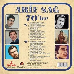 1970'ler 70'LER  Plak Arif Sağ  LP  PLAK SIFIR JELATİNLİ AMBALAJINDADIR YENİ BASKIDIR