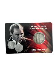 1936 25 Kuruş Gümüş Özel Kitinde