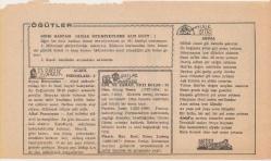 Kızılay Takvim Yaprağı - 15 Mart 1971