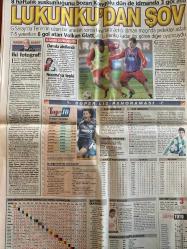 SABAH GAZETESİ DOĞUM GÜNÜ HEDİYESİ - 22 NİSAN 2003 -TAM TAKIM 32 SAYFADIR -Muharrem Sarıkaya-Osman Ertuğrul-Aslı Aydıntaşbaş-Bülent Cankurt-Yavuz Donat-Ersun Yanal-Ortega-Yusuf-Ümit-El Saka-Marcos-Rüştü-Ömer Üründül-Fatih Terim-Lucescu-Ronaldo-Hıncal Uluç-Pascal Nouma-Sergen-Yıldırım Demirören-Ahmet Dursun-Ahmet Şahin-Levent Bıçakcı-Nihat Kahveci-Raul-Ronaldo-Ercan Korkmaz-Ergin Aslan-Kazım Kanat-Volkan Glatt-Ali Lukunku-Cordoba-Okan  Bir SABAH çok şeyi değiştirir-Her kente bir başbakan-Türkiye’nin tam zamanı-Yerel ve yerinden-Ortadoğu karışacak-Sakız kralının eşi kolunda bir servet taşıyor-KKTC’de duvar 30 yıl sonra yıkıldı-Yanal imzaladı-Sambacı operasyonu-Lucescu’nun asıl sıkıntısı forvette-Yanlışların faturası-Ya Nouma ya Beşiktaş-Bir siyah bir beyaz-Pascal Nouma’ya kızmıyorum-Kendimi kaybettim-Ahmet haddini aşmış-Ronaldo’yu geçti-Tek ilacı şampiyonluk-Lukunku’dan şov  Biznicity içinde yönetmek geçer-Salih Memecan Karikatürü-Bülent Cankurt-Merve Güney-Aysugül Toplusoy-Neslihan Tüfe