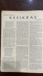 VARLIK SANAT VE FİKİR DERGİSİ - SAYI : 510 - 15 EYLÜL 1959 -  SELAHATTİN BATU - AHMET KUTSİ TECER - CAHİT KÜLEBİ - FAZIL HÜSNÜ DAĞLARCA - S. N. ÖZERDİM - CEVDET KUDRET - HASAN ŞİMŞEK - BAKİ SUHA EDİBOĞLU - AHMET BAĞIŞGİL - SALAH BİRSEL - ATAÇ - ÖZKER YAŞIN - H. ERHAN BENER - PIERRE GAXOTTE - NUREDDİN ÖZDEMİR - A. TURAN AYYILDIZ - A. NECMETTİN ÇANGA - BEDRETTİN ÇÖMERT - L. SAMİ AKALIN - MUZAFFER UYGUNER - ÖNAY SÖZER - AHMET ALTÜMSEK - YAHYA BENEKAY - M. BAŞARAN - ÖNER ÜNAL - ŞAHAP SITKI - İLHAN TARUS - EMİN ÜLGENER - MUSTAFA ŞERİF - E. FAIK ÜSTÜN - JOHN STEINBECK - M. CELAL ERTUGAY - REŞAT NURİ DARAGO - TÜLAY ORTAÇ - NECMİ TÜRKEL - PANAIT ISTRATI - JOHN STEINBECK - ORHAN KEMAL - ORHAN VELİ - MUHTAR KÖRÜKÇÜ - MAHMUT MAKAL - ERSKINE CALDWELL - TALİP APAYDIN - KNUT HAMSUN - ALBERT CAMUS - EDGAR A. POE - CENGİZ DAĞCI - PIERRE LOTI - CAHİT SITKI TARANCI - ANDRÉ MALRAUX - OKTAY AKBAL - NURULLAH ATAÇ - ALBERTO MORAVIA - PEARL S. BUCK - STEFAN ZWEIG - ANATOLE FRANCE - LUIGI PIRANDELLO- 22 SAYFA