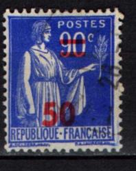 Efemera - Fransa 1940-1941 Sürşarjlı Posta Pulu 90C/50C (ws1699) - kitantik - kitaLog