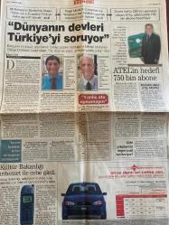 SABAH GAZETESİ DOĞUM GÜNÜ HEDİYESİ - 9 MAYIS  2000 -20 SAYFADIR -Uğur Mumcu-Yavuz Donat-Güngör Mengi-Murat Yetkin-Ecevit-Mesut Yılmaz-Sezer-Güldal Mumcu-Erman Toroğlu-Alaattin Çakıcı-Mükemmel Selçuk-Mustafa Bingöl-Bayram Özarslan-Hikmet Zembil  Böyle öldürdük-Suikastı çözen beyin-Baba’nın kara listesi-Nurseli’ye haciz geldi-Bahtsız Marcio-Zola’nın yanına iki İtalyan daha-Rüştü istifa etti-Yabancılarda Denizli paniği-5 trilyona serbest-Kılpayı Arsenal-Galatasaray yıkılmaz-Yollar İran’a çıkıyor-Mumcu’nun katilleri gerçekten yakalanmış-Sezer kabullere başladı-Tombaladan çıkmadım-Susurluk hastalandı  Bizimcity-Salih Memecan Karikatürü-David Meen-Dinçerler-Bülent Çavuşoğlu-Açıl Sezen  Dünyanın devleri Türkiye’yi soruyor-Yanlış ata oynamayın-ATEİ’nin hedefi 750 bin abone-Kültür Bakanlığı internet ile cebe girdi-