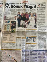 SABAH GAZETESİ DOĞUM GÜNÜ HEDİYESİ - 9 MAYIS  2000 -20 SAYFADIR -Uğur Mumcu-Yavuz Donat-Güngör Mengi-Murat Yetkin-Ecevit-Mesut Yılmaz-Sezer-Güldal Mumcu-Erman Toroğlu-Alaattin Çakıcı-Mükemmel Selçuk-Mustafa Bingöl-Bayram Özarslan-Hikmet Zembil  Böyle öldürdük-Suikastı çözen beyin-Baba’nın kara listesi-Nurseli’ye haciz geldi-Bahtsız Marcio-Zola’nın yanına iki İtalyan daha-Rüştü istifa etti-Yabancılarda Denizli paniği-5 trilyona serbest-Kılpayı Arsenal-Galatasaray yıkılmaz-Yollar İran’a çıkıyor-Mumcu’nun katilleri gerçekten yakalanmış-Sezer kabullere başladı-Tombaladan çıkmadım-Susurluk hastalandı  Bizimcity-Salih Memecan Karikatürü-David Meen-Dinçerler-Bülent Çavuşoğlu-Açıl Sezen  Dünyanın devleri Türkiye’yi soruyor-Yanlış ata oynamayın-ATEİ’nin hedefi 750 bin abone-Kültür Bakanlığı internet ile cebe girdi-