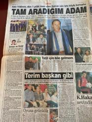 SABAH GAZETESİ DOĞUM GÜNÜ HEDİYESİ - 12 TEMMUZ 1998 -24 SAYFADIR -Mehmet Scholl-Erich Ribbeck-Fakir Baykurt-Harun Doğan-Özlem Ülkü-Süleyman Seba-Erol Bulut-İnançlı Yılmaz-Aziz Yıldırım-Zeman-Can Bartu-Fatih Terim-Ruhat Mengi-Ahmet Vardar-Abdullah Turhan-Patrick McDonnell-Mort Walker-Dick Browne-Tom Armstrong-Ebru Şallı-Hülya Avşar-Mahsun Kırmızıgül  Baba sözü dinlediler-Ayıp ettin Mehmet-Madalyanın bedeli-Dostluk elçisi Seba-Trabzon’da Erol harekâtı-Yılmaz’dan prim vaadi-Tam aradığım adam-Terim başkan gibi-İmaj denen tuhaf şey-Teknoloji harikası şov-Cumhurbaşkanımızdan cevap var-Emrah yok Harun var-Avşar kızı şarap gibi-Kovulmadım okuldayım  Bizimcity-Salih Memecan Karikatürü-Burak Bey-Abdullah Turhan Karikatürü-Mimi ile Muti-Patrick McDonnell Karikatürü-Bizim Aile-Mort Walker-Dick Browne Karikatürü-Marvin-Tom Armstrong Karikatürü-Mesut Yılmaz-Hüsamettin Cindoruk-Bülent Ecevit-Necati Doğru-Cüneyt Toros  Asıl rekabet ekonomik-İkisi de holding-Devlet Bahçeli ve Nihat Erim-Hedef 200 milya