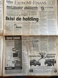 SABAH GAZETESİ DOĞUM GÜNÜ HEDİYESİ - 12 TEMMUZ 1998 -24 SAYFADIR -Mehmet Scholl-Erich Ribbeck-Fakir Baykurt-Harun Doğan-Özlem Ülkü-Süleyman Seba-Erol Bulut-İnançlı Yılmaz-Aziz Yıldırım-Zeman-Can Bartu-Fatih Terim-Ruhat Mengi-Ahmet Vardar-Abdullah Turhan-Patrick McDonnell-Mort Walker-Dick Browne-Tom Armstrong-Ebru Şallı-Hülya Avşar-Mahsun Kırmızıgül  Baba sözü dinlediler-Ayıp ettin Mehmet-Madalyanın bedeli-Dostluk elçisi Seba-Trabzon’da Erol harekâtı-Yılmaz’dan prim vaadi-Tam aradığım adam-Terim başkan gibi-İmaj denen tuhaf şey-Teknoloji harikası şov-Cumhurbaşkanımızdan cevap var-Emrah yok Harun var-Avşar kızı şarap gibi-Kovulmadım okuldayım  Bizimcity-Salih Memecan Karikatürü-Burak Bey-Abdullah Turhan Karikatürü-Mimi ile Muti-Patrick McDonnell Karikatürü-Bizim Aile-Mort Walker-Dick Browne Karikatürü-Marvin-Tom Armstrong Karikatürü-Mesut Yılmaz-Hüsamettin Cindoruk-Bülent Ecevit-Necati Doğru-Cüneyt Toros  Asıl rekabet ekonomik-İkisi de holding-Devlet Bahçeli ve Nihat Erim-Hedef 200 milya