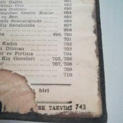 1959 YILI YAPRAKLI TAKVİM- TAM