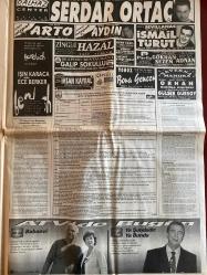 SABAH GAZETESİ DOĞUM GÜNÜ HEDİYESİ - 22 EKİM 1999 -TAM TAKIM 34 SAYFADIR -Aziz-Nurdan Yıldız-Dursun Yıldız-Hasan Pek-Mustafa Karakuş-Tuncay Karakuş-Hayrettin Akan-Güngör Mengi  Bu nasıl komşu-Eski koca dehşeti-Nefes kesen operasyon-Meclis’in namusu-Doktorun babalık davası reddedildi-Gülben Ergen-Huysuz Virjin-Alex-Hakan-Ulaş Ay-Nalan-Yaşar-Taner-Yaşar Yağmur-Hüdai Aksu-Elif Karlı-Sinan Özen-Bülent Serttaş-Ayhan Asan-Hayko-Birol-Şehnaz-Selahattin Erköse-Seyfi Kuyucaklı-Serkan Kaya-Fatih Ürek-Mustafa Keser-Gülnihal-Asım Nalcı-Unal Ecemiş-Aykut-Ayşe-Arto-Aydın-Serdar Ortaç-İsmail Türüt-Gökhan-Sezen Adnan-Işın Karaca-Ece Berker-Hazal-Tacı Türker-Galip Sokullu-İhsan Kayral-Bora Gençer-Orhan-Gülser Gürsoy-Turgut Özal-Süleyman Demirel-Erdal İnönü-İsmet Sezgin-Ahmet Taner Kışlalı-Bülent Ecevit-Sadettin Tantan-Hikmet Sami Türk-Selahattin Duman-Zeki Müren-Kızı Dolunay-Bayraktar Bayraklı-Bahri Oskay-Hacı Hayriye Çığır-Bahri Zeki Kaya-Enver Kurt-Bülent Fokya-Teksen Çamlıbel-Yeliz Özçy-Yasemin Küçü
