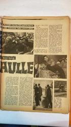 HAYAT HAFTALIK HABER MECMUA, DERGİSİ - ORTA SAYFA POSTER : MUNIF FEHIM YARAFINDAN HAYAT İÇİN YAPILMIŞTIR KADINLAR HAMAMI - SIRA NO: 459 SAYI: 30 TARİH: 22 TEMMUZ 1965  HİKMET FERİDUN ES – ÇETİN EMEC – SARITA SCHILLER – GIL DELAMERE – RICHARD WYLER – SEDAT DİZİCİ – ŞEVKET RADO – CHARLES DE GAULLE – GEORGES BIDAULT – SUSINI  ESKİ İSTANBUL’DA KADINLAR HAMAMI – HAYAT MECMUASI’NDAN 100 AİLEYE TATİL İKRAMİYESİ – ABANT OTELİ VE BODRUM BOTA MOTELİ’NDEN İNDİRİMLİ KONAKLAMA – GIL DELAMERE’İN ARABA VAPURUNA UÇUŞ SAHNESİ – FRANSIZ FİLMİ: COPLAN F.X. 18 ÖLMELİDİR – SOHBET KÖŞESİ: İNSANIN ÜMİDİ KESİLMEDİKÇE – DE GAULLE’E SUİKAST GİRİŞİMİ VE OAS TEŞKİLATI – MAHUT GÜN: 15 AĞUSTOS 1964 – BOMBANIN PATLAMADIĞI O İKİ DAKİKA -  EKSİKSİZ TAM TAKIM 48 SAYFA