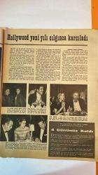 HAYAT HAFTALIK HABER MECMUA, DERGİSİ - ORTA SAYFA POSTER : SIRA NO: 848 SAYI: 2 TARİH: 24 OCAK 1973  HİKMET FERİDUN ES – ÇETİN EMEC – GINA LOLLOBRIGIDA – MANFRED KAISER – OSMAN KIBAR – DOĞAN KASAROĞLU – ORHAN TOKATLI – HÜSAMETTİN ÇELEBİ – ZEKİ SÖZEN – MICHAEL CAINE – CHARLTON HESTON – ANTHONY QUINN – YOLANDA QUINN – GREGORY PECK – PETER USTINOV – CAROL LYNLEY – SAMMY DAVIS JR. – GEORGE HAMILTON – GREY BOYD – DAN KENYON  SARAYLAR İLAVESİ: İKİNCİ FASİKÜL – ŞÖHRETLERİN KEPÇESİNDEN TÜRK YEMEKLERİ – GINA LOLLOBRIGIDA HAYAT SAYFALARINDA – OSMAN KIBAR: TELEVİZYON OSMAN – İZMİR BELEDİYE BAŞKANININ RÖPORTAJI – HOLLYWOOD’DA 1973 YILBAŞI EĞLENCESİ – MASKELİ BALOLAR VE KOVBOY PARTİLERİ – HOLLYWOOD’UN DEVLERİ: HESTON, QUINN, PECK, DAVIS – PETER USTINOV’UN FIKRALARI – DÜŞÜNCELER SÖZLÜĞÜ: FİKİR, FİKİR AYRILIĞI, FLÖRT, FRANSA, FRANSIZ, GAYE, GAZETECİLİK, GECE, GEÇ KALMAK -  EKSİKSİZ TAM TAKIM 48 SAYFA