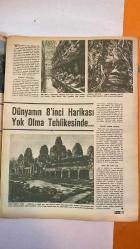 HAYAT HAFTALIK HABER MECMUA, DERGİSİ - SIRA NO: 720 SAYI: 30 TARİH: 23 TEMMUZ 1970 - SUAVİ SONAR – VALERIA PERICOLI – SEVDA ÜN – MEMDUH ÜN – CÜNEYT ARKIN – TUGAY TOKSÖZ – CHARLES MORGAN – N. HAWTHORNE – GR. GREENE – CERVANTES – FR. MAURIAC – SIR W. CHURCHILL – HAFIZ – W. GOETHE – MAHATMA GANDHI – G. SANTAYANA – E. VERHAEREN – SENEQUE – ANDREW DUNCAN – ELIZABETH – PHILIP – MARGARET – LORD SNOWDON – LORD MOUNTBATTEN – KING GEORGE VI -  RENK KATAN ELLER İSTANBUL’A – VALERIA PERICOLI’DEN MODA YORUMLARI – SEVDA ÜN: 15 YAŞINDA TÜRKİYE REKORTMENİ – MEMDUH ÜN VE KIZI ARASINDA YÜZME PAZARLIĞI – DÜŞÜNCELER SÖZLÜĞÜ: HAYAT ÜZERİNE FİLOZOFLARDAN ALINTILAR – İNGİLİZ SARAYI ÜZERİNE KİTAP: SALTANATIN GERÇEK YÜZÜ – ELIZABETH VE PHILIP’İN İLK KARŞILAŞMASI – MARGARET’İN AÇIKLAMALARI – LORD SNOWDON’UN ÜÇ YÖNLÜ HAYATI – KRALİYET AİLESİNDEN ANONİM YORUMLAR - ANGKOR TAPINAKLARI: DÜNYANIN 8. HARİKASI TEHLİKEDE – KAMBOÇYA’DA SAVAŞ VE TARİHİ KORUMA MÜCADELESİ – BAYON VE CÜZZAMLI K -  EKSİKSİZ TAM TAKIM 48 SAYFA