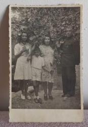 1944 TARİHLİ SİYAH BEYAZ ASKER HATIRA FOTOĞRAFI KONDİSYON YÜKSEK KOLEKSİYONLUK