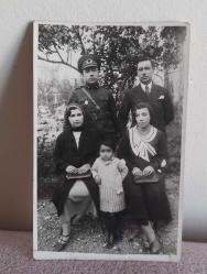 1930'LAR SİYAH BEYAZ ASKER HATIRA FOTOĞRAFI KONDİSYON YÜKSEK KOLEKSİYONLUK