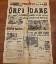ORİJİNAL 60 DARBESİ GAZETESİ. KOLEKSİYONLUK.