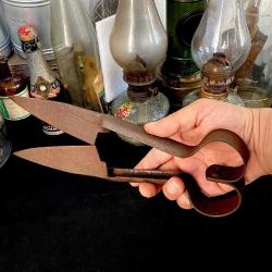 Antika Dövme Demir 31 cm Koyun Kırkma Makası