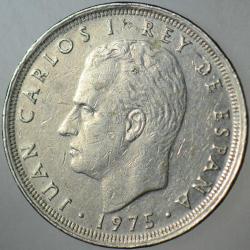 İSPANYA 25 PESETA 1975 (79) KRAL JUAN CARLOS DÖNEMİ.