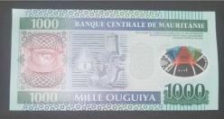 Moritanya 1000 ouguiya 2014 polimer