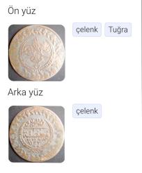 1808 TARİHLİ SULTAN 2.MAHMUT DÖNEMİ GÜMÜŞ 20 PARA