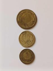 1950-55-56 TARİHLİ 5 - 10 - 25 KURUŞ