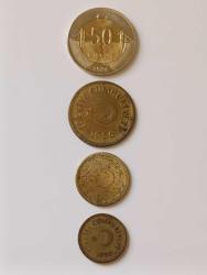 1950-55-56 TARİHLİ 5 - 10 - 25 KURUŞ