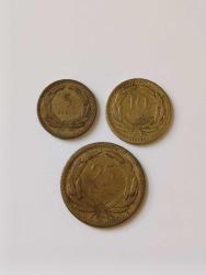 1950-55-56 TARİHLİ 5 - 10 - 25 KURUŞ