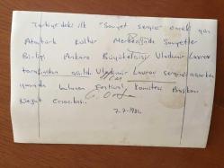 TÜRKİYE'DE İLAÇ SANAYİSİNİN KURUCULARINDAN MEHMET NEJAT FERİT ECZACIBAŞI'NIN ORİJİNAL FOTOĞRAFI - 18 x 12 cm EBADINDA - NEJAT ECZACIBAŞI, SOVYETLER BİRLİĞİ ANKARA BÜYÜKELÇİSİ VLADİMİR LAVROV'LA BİRLİKTE TÜRKİYE'DE AÇILAN İLK ''SOVYET SERGİSİ'' AÇILIŞINDA KURDELE KESERKEN ÇEKİLMİŞ BİR KARE, 7 TEMMUZ 1984