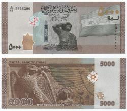 Suriye 2023 Yılı 5.000 Pound Çil