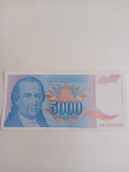 Yugoslavya 5000 ÇÇT