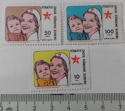 1973 TÜRKİYE ÇOCUK ESİRGEME KURUMU PULLARI ORİJİNAL TAM SERİ 1AAA1A PEK ÇIKMAZ 2024 KATALOK DEĞERİ;???