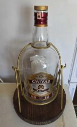CHIVAS REGAL 12 , SALINCAK STANTLI 3 L. BOŞ ŞİŞE YENİ VE TEMİZ