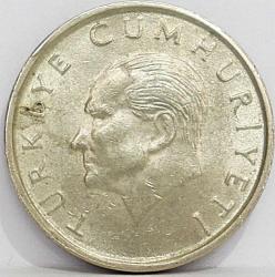 Türkiye Cumhuriyeti 1998 Yılı 10 Bin Lira Kenar Yazısı Turaya Göre Düz  (4116)