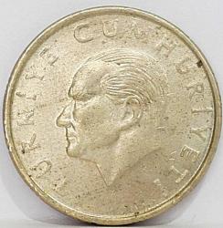 Türkiye Cumhuriyeti 1998 Yılı 10 Bin Lira Kenar Yazısı Turaya Göre Ters  (4120)