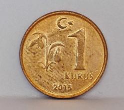 Türkiye Cumhuriyeti 2015 Yılı 1 Kuruş 4284