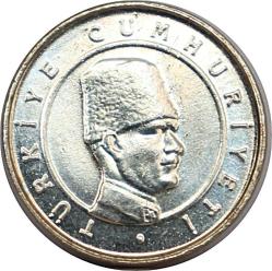Türkiye Cumhuriyet  2007 Yılı 10 Yeni Kuruş 7359