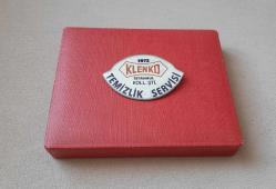 1972.KLENKO İSTANBUL TEMİZLİK SERVİSİ ROZETİ - MADALYA C2546
