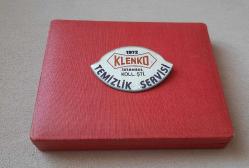 1972.KLENKO İSTANBUL TEMİZLİK SERVİSİ ROZETİ - MADALYA C2546