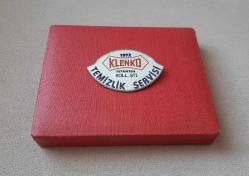 1972.KLENKO İSTANBUL TEMİZLİK SERVİSİ ROZETİ - MADALYA C2546