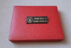ESKİ - ÇAĞDAŞ -İŞ METAL SENDİKA TEMSİLCİSİ ROZETİ - MADALYA C2547