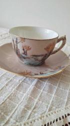 Paris el boyama kahve fincanı