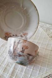 Paris el boyama kahve fincanı