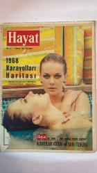 HAYAT HAFTALIK HABER MECMUA, DERGİSİ - ORTA SAYFA POSTER : DENİZ HARİTA - SIRA NO: 614 – SAYI: 29 – TARİH: 11 TEMMUZ 1968 - MEHMET A. KAYABAL – CHARLES DE GAULLE – YAŞAR KARAYALÇIN – KEMAL KURDAŞ – ERKAN BOYLU – LIZ TAYLOR – ELFIE MAYERHOFER  1968 G KARAYOLLARI HARİTASI – ALDATILAN KADIN VE SARI TEHLİKE ROMANLARI – HAFTANIN ŞAHSİYETİ: DENİZDE İKİ KIZ – DE GAULLE VE FRANSA’SI – ÜNİVERSİTELERDE BOYKOT VE İŞGALİN SONA ERMESİ – DİPLOMA TÖRENLERİ: ODTÜ VE ANKARA KOLEJİ – MİLLİYETÇİ ÇİN’DE EKONOMİK KALKINMA VE DIŞ YARDIM – TAIWAN’DA ÜRETİM VE İHRACAT HEDEFLERİ – LIZ TAYLOR’UN DUBLÖRÜ VE SAHNE HİKÂYESİ – DÜNYADA VE TÜRKİYE’DE EĞİTİM, SİYASET VE KÜLTÜR GÜNDEMİ - TAM TAKIM 48 SAYFA