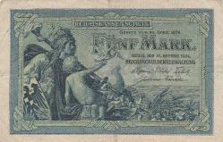 Almanya, 5 Mark 1904. (Çt+)