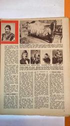 HAYAT HAFTALIK HABER MECMUA, DERGİSİ - ORTA SAYFA POSTER : SIRA NO: 213 SAYI: 213 - NISAN 1956 - SATI KADIN - ŞEVKET RADO - HİKMET FERİDUN ES - RAKIM ÇALAPALA - SEMİRAL BILBAŞAR - HANS JO SCHMOLL - FİRUZ AŞKIN - NEZİHE ARAZ - GINA LOLLOBRIGIDA - MARTINE CAROL - MONTHY - SÜLEYMAN - B. TELVI - PRİNS RAINIER III - GRACE KELLY - FOTO HAYAT - ASOR - ASSOCIATED PRESS - BİRLEŞİK BASIN - BOSFOR - TÜRK HABERLER - UNITED PRESS - FOTOĞRAFÇI - DESİNATÖR MATTLİ - KOPENHAG'DAKİ TÜRK SEFARETİNDE SEKRETER - HALKAVUN NAHİYESİ MÜDÜRÜ NEVZAT BEY - İLK KÖYLÜ KADIN MEBUSUMUZ - TAM TAKIM 48 SAYFA