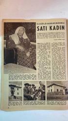 HAYAT HAFTALIK HABER MECMUA, DERGİSİ - ORTA SAYFA POSTER : SIRA NO: 213 SAYI: 213 - NISAN 1956 - SATI KADIN - ŞEVKET RADO - HİKMET FERİDUN ES - RAKIM ÇALAPALA - SEMİRAL BILBAŞAR - HANS JO SCHMOLL - FİRUZ AŞKIN - NEZİHE ARAZ - GINA LOLLOBRIGIDA - MARTINE CAROL - MONTHY - SÜLEYMAN - B. TELVI - PRİNS RAINIER III - GRACE KELLY - FOTO HAYAT - ASOR - ASSOCIATED PRESS - BİRLEŞİK BASIN - BOSFOR - TÜRK HABERLER - UNITED PRESS - FOTOĞRAFÇI - DESİNATÖR MATTLİ - KOPENHAG'DAKİ TÜRK SEFARETİNDE SEKRETER - HALKAVUN NAHİYESİ MÜDÜRÜ NEVZAT BEY - İLK KÖYLÜ KADIN MEBUSUMUZ - TAM TAKIM 48 SAYFA