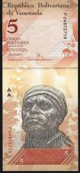 ** VENEZUELLA ( 5 * BOLİVARES ) 2007 - ÇİL