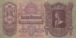 Avusturya Macaristan İmp. 100 Pengö 1930. (ÇT+)