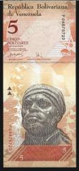 ** VENEZUELLA ( 5 * BOLİVARES ) 2007 - ÇİL