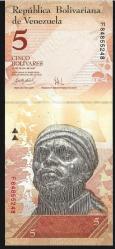 ** VENEZUELLA ( 5 * BOLİVARES ) 2007 - ÇİL