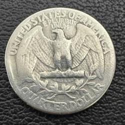 900 Ayar Gümüş  ABD ¼ Dolar , 1942  Amerika USA